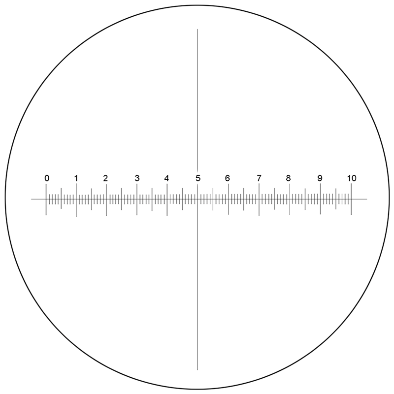 Microscope Reticle and Micrometer